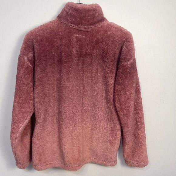 Simply Southern Women's Pullover Fleece Ombrépull Maroon 1/4 Zip‎ Size Large - Picture 2 of 7